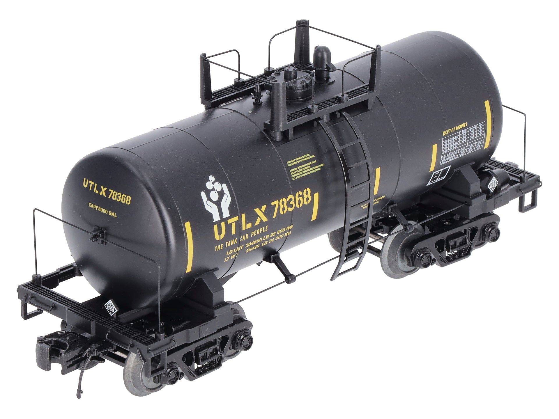 MTH 20-96724 O UTLX 8,000-Gallon Tank Car #78368