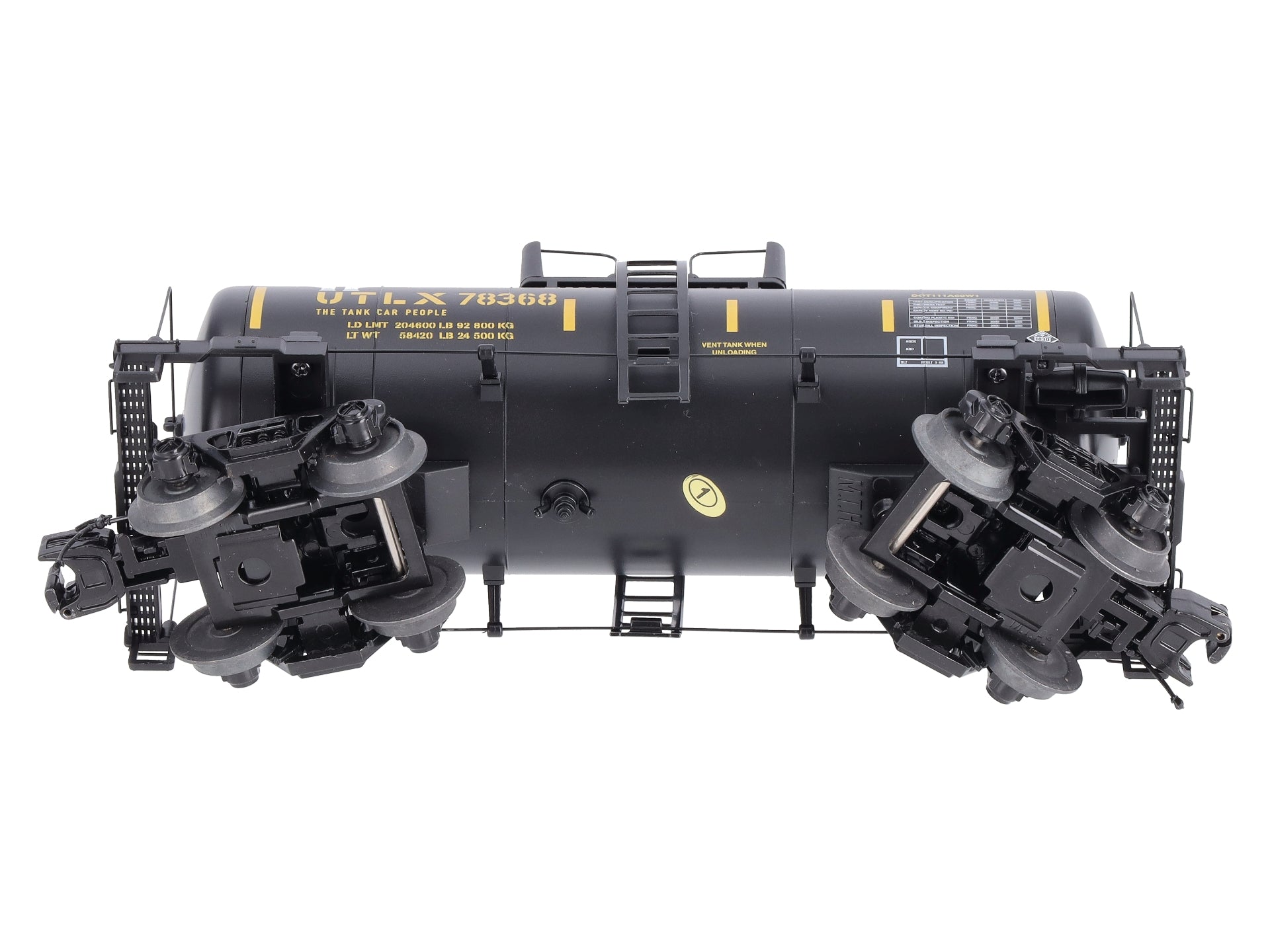 MTH 20-96724 O UTLX 8,000-Gallon Tank Car #78368