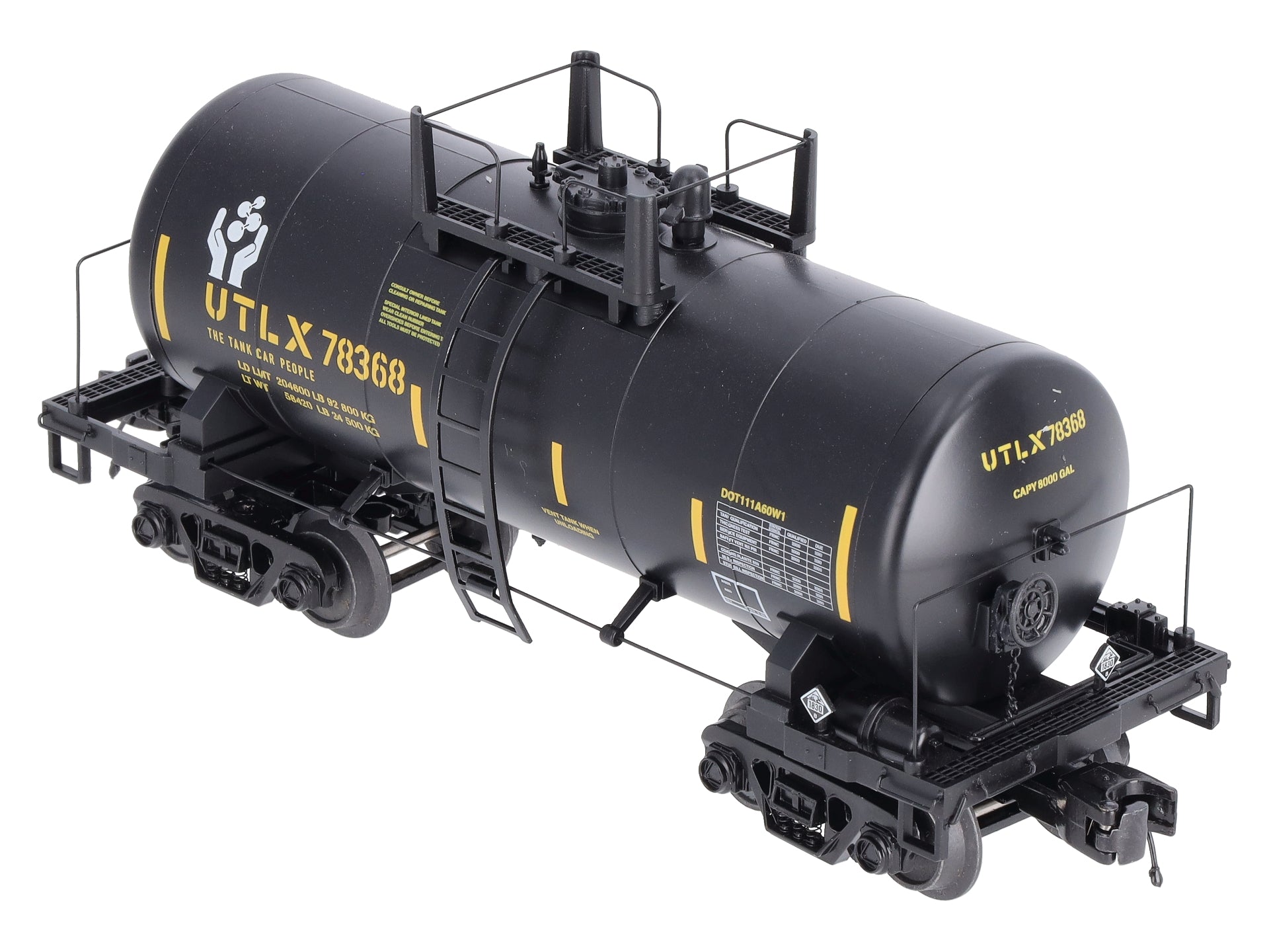 MTH 20-96724 O UTLX 8,000-Gallon Tank Car #78368
