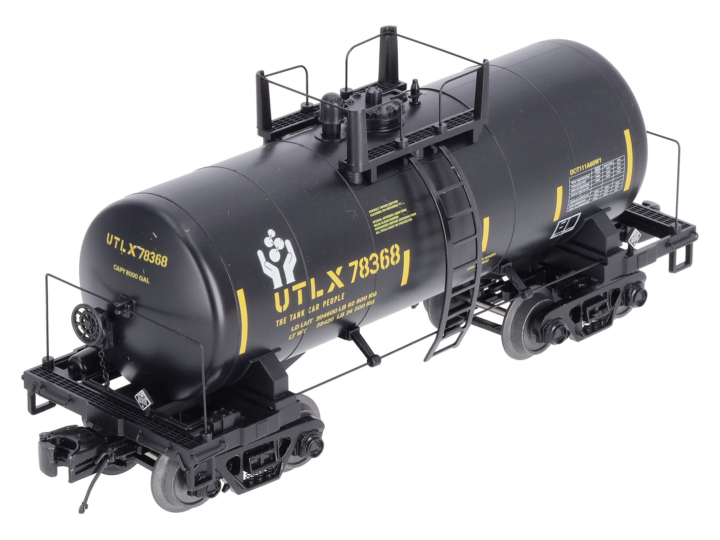 MTH 20-96724 O UTLX 8,000-Gallon Tank Car #78368