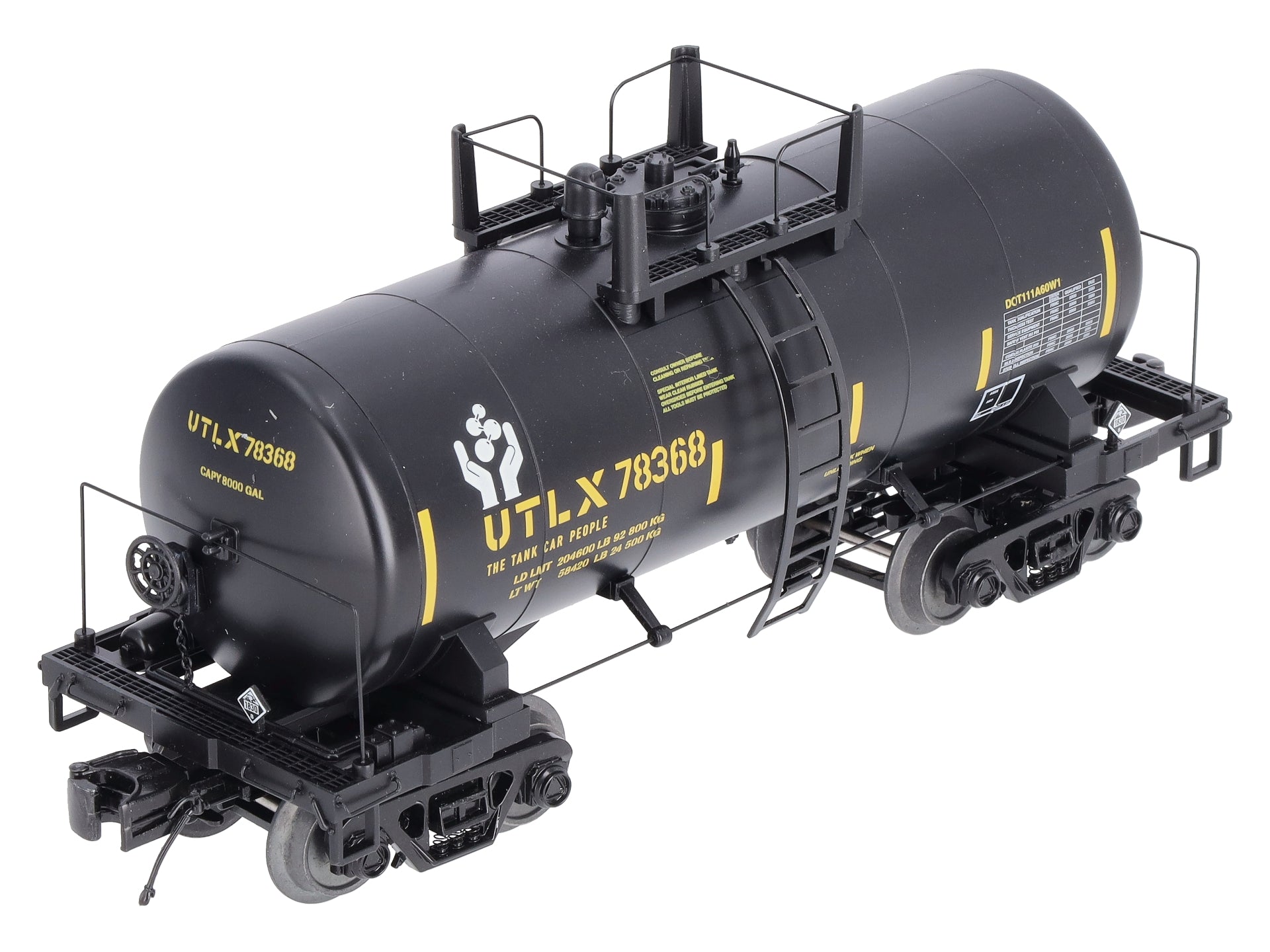 MTH 20-96724 O UTLX 8,000-Gallon Tank Car #78368