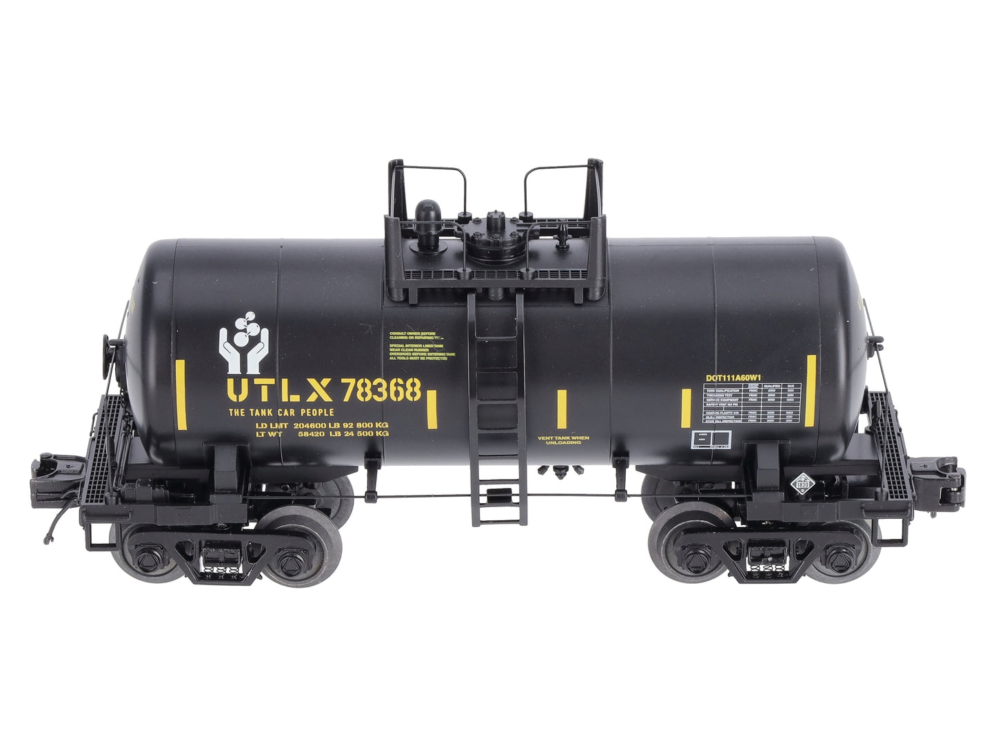 MTH 20-96724 O UTLX 8,000-Gallon Tank Car #78368
