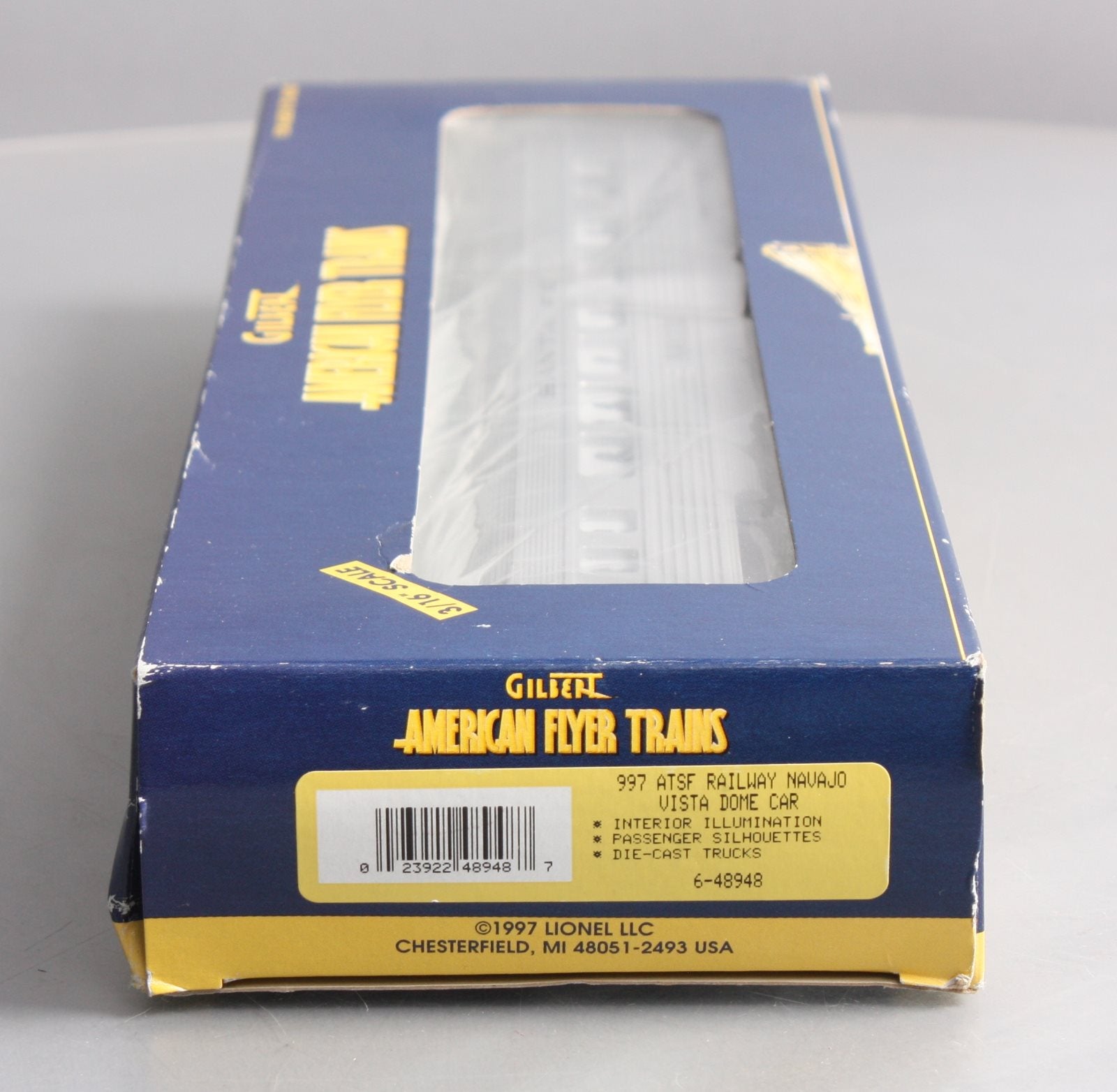 American Flyer 6-48948 S Scale Navajo Streamlined Vista Dome Car LN/Box