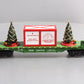 MTH 30-76733 O Christmas Flatcar with Lighted Christmas Trees