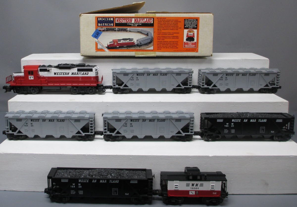 Lionel 6-11749 O Gauge Western Maryland Service Station Diesel Train Set NIB