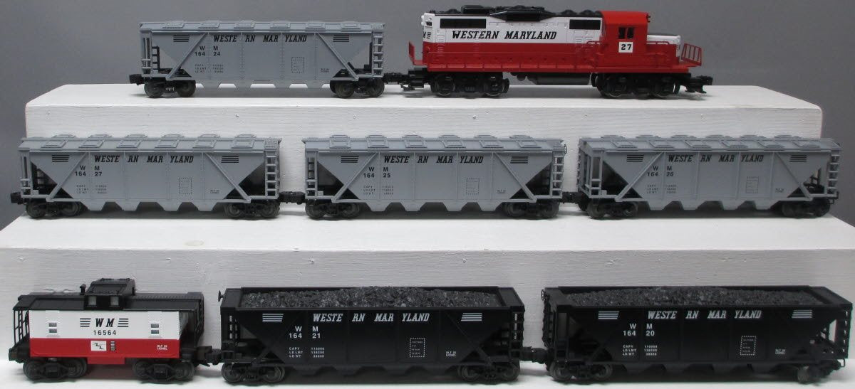 Lionel 6-11749 O Gauge Western Maryland Service Station Diesel Train Set NIB