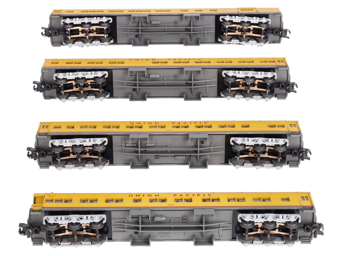 American Flyer 6-48978 S Union Pacific Heavyweight Passenger Car (Set of 4) MT/Box