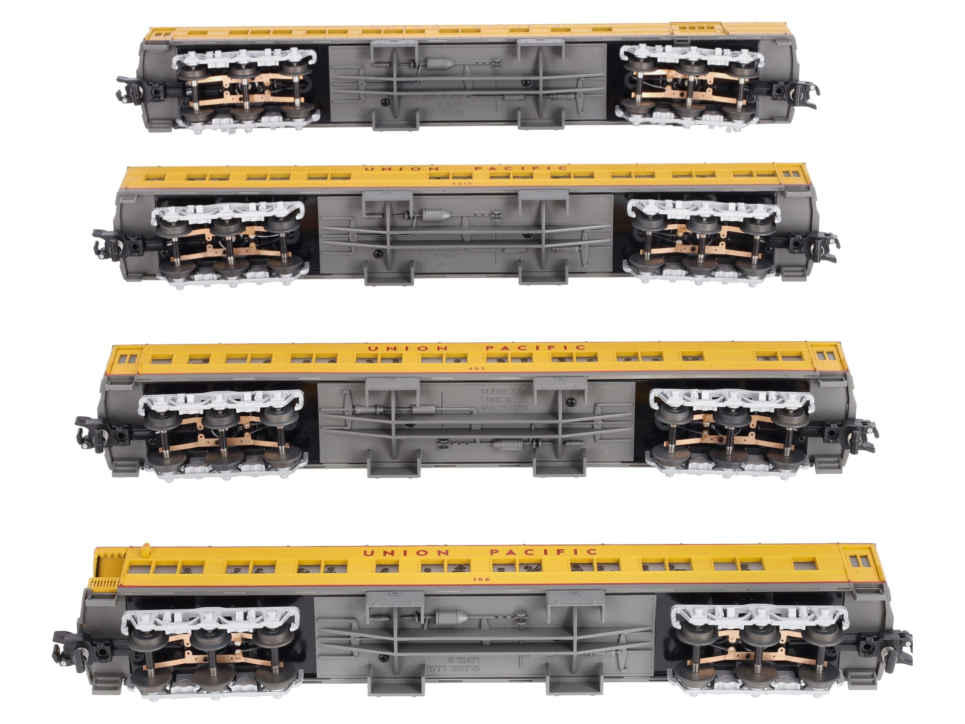 American Flyer 6-48978 S Union Pacific Heavyweight Passenger Car (Set of 4) MT/Box