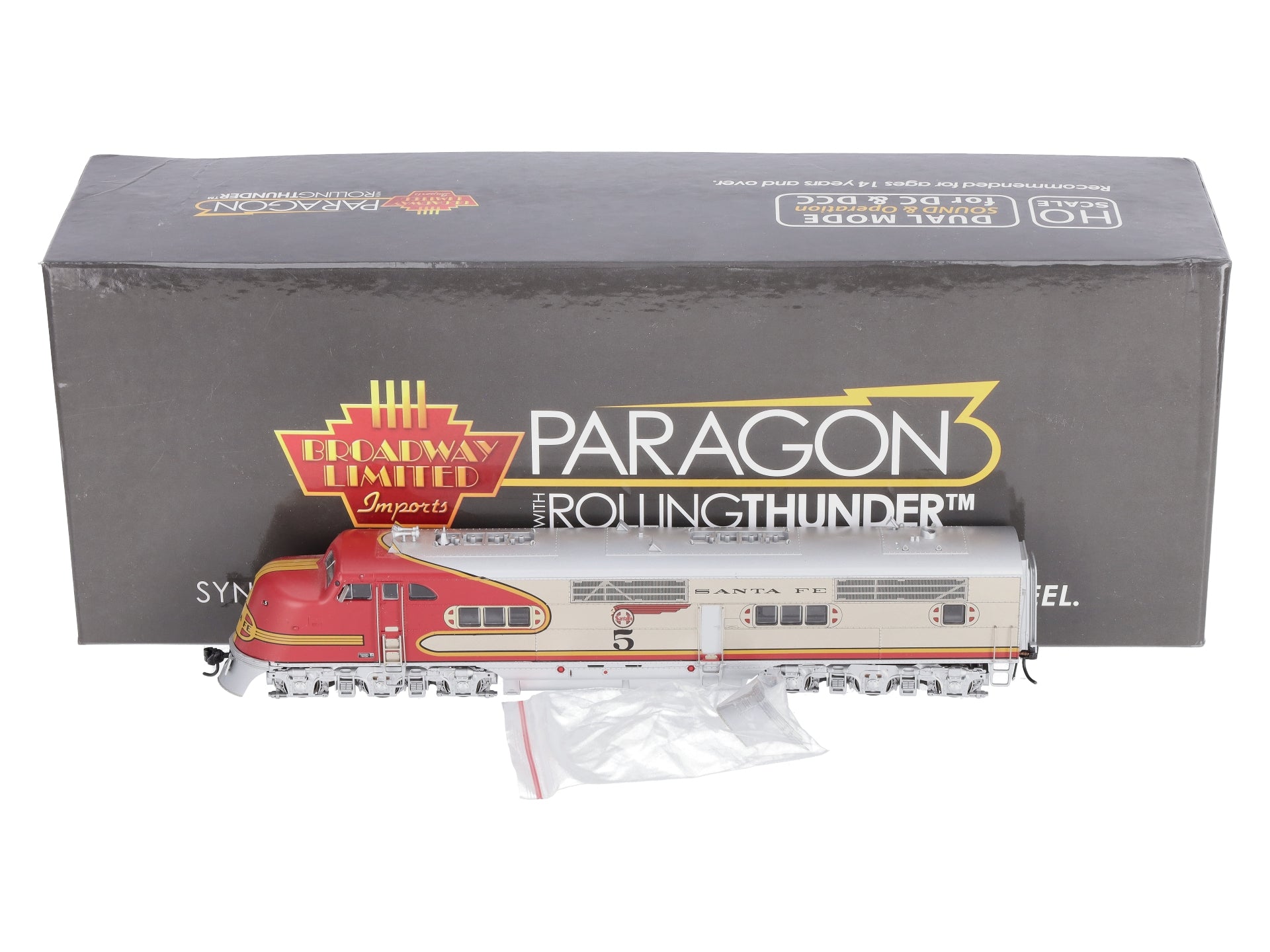 Broadway Limited 5496 HO Atchison Topeaka Santa Fe P3 Red Warbonnet #5L