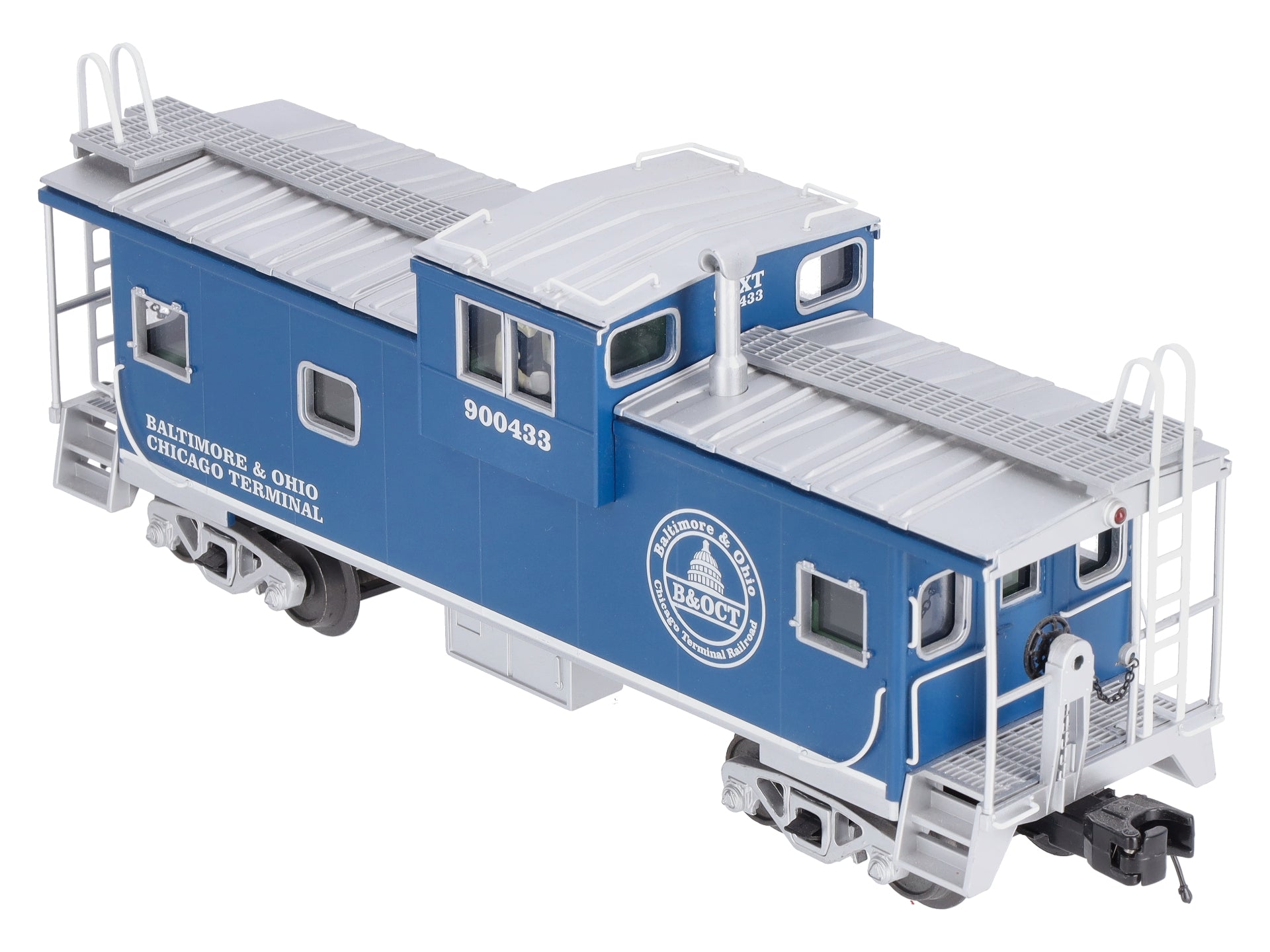 MTH 20-91423 O Gauge CSX Extended Vision Caboose #900433