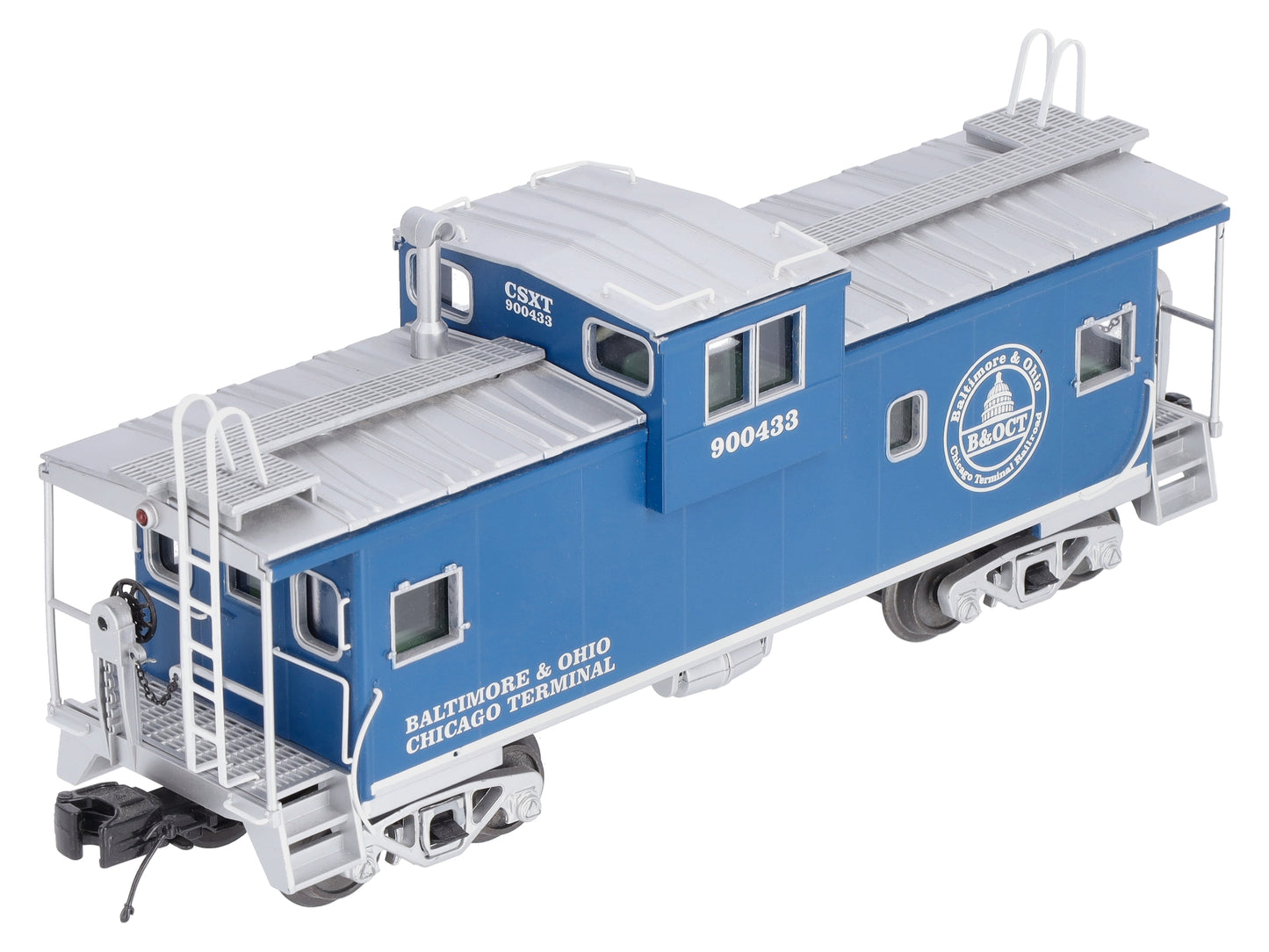 MTH 20-91423 O Gauge CSX Extended Vision Caboose #900433 NIB