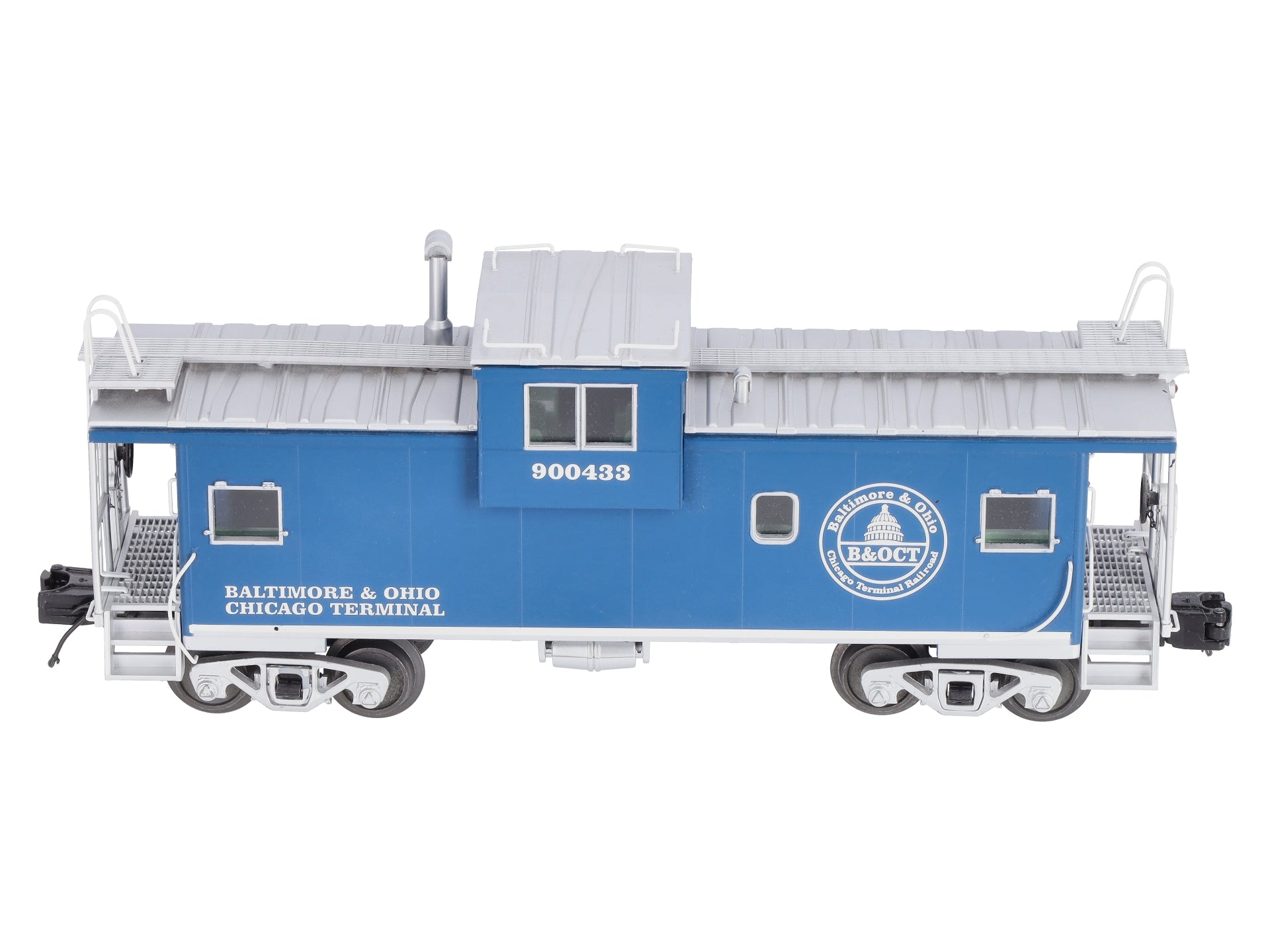 MTH 20-91423 O Gauge CSX Extended Vision Caboose #900433