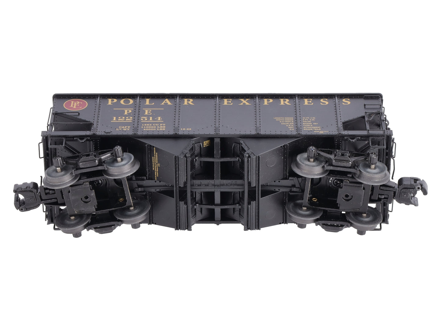 Lionel 6-81699 O Polar Express GLA Twin Hopper #122514