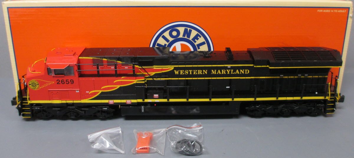 Lionel 6-38408 O Gauge CSX/Western Maryland AC6000 Diesel Locomotive #2659 EX/Box