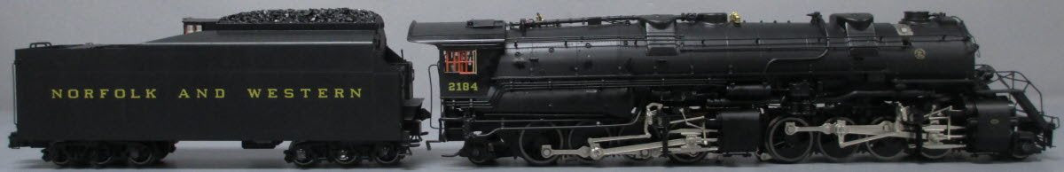 3rd Rail Brass 2184 O Gauge N&W Y-6b 2-8-8-2 Steam Locomotive & Tender #2184 MT/Box