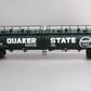 MTH 20-96232 O Scale Quaker State 20K Gal Tank Car #180 LN/Box