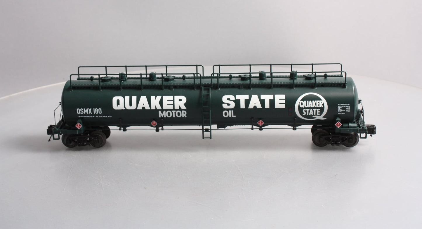 MTH 20-96232 O Scale Quaker State 20K Gal Tank Car #180 LN/Box