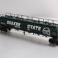 MTH 20-96232 O Scale Quaker State 20K Gal Tank Car #180 LN/Box