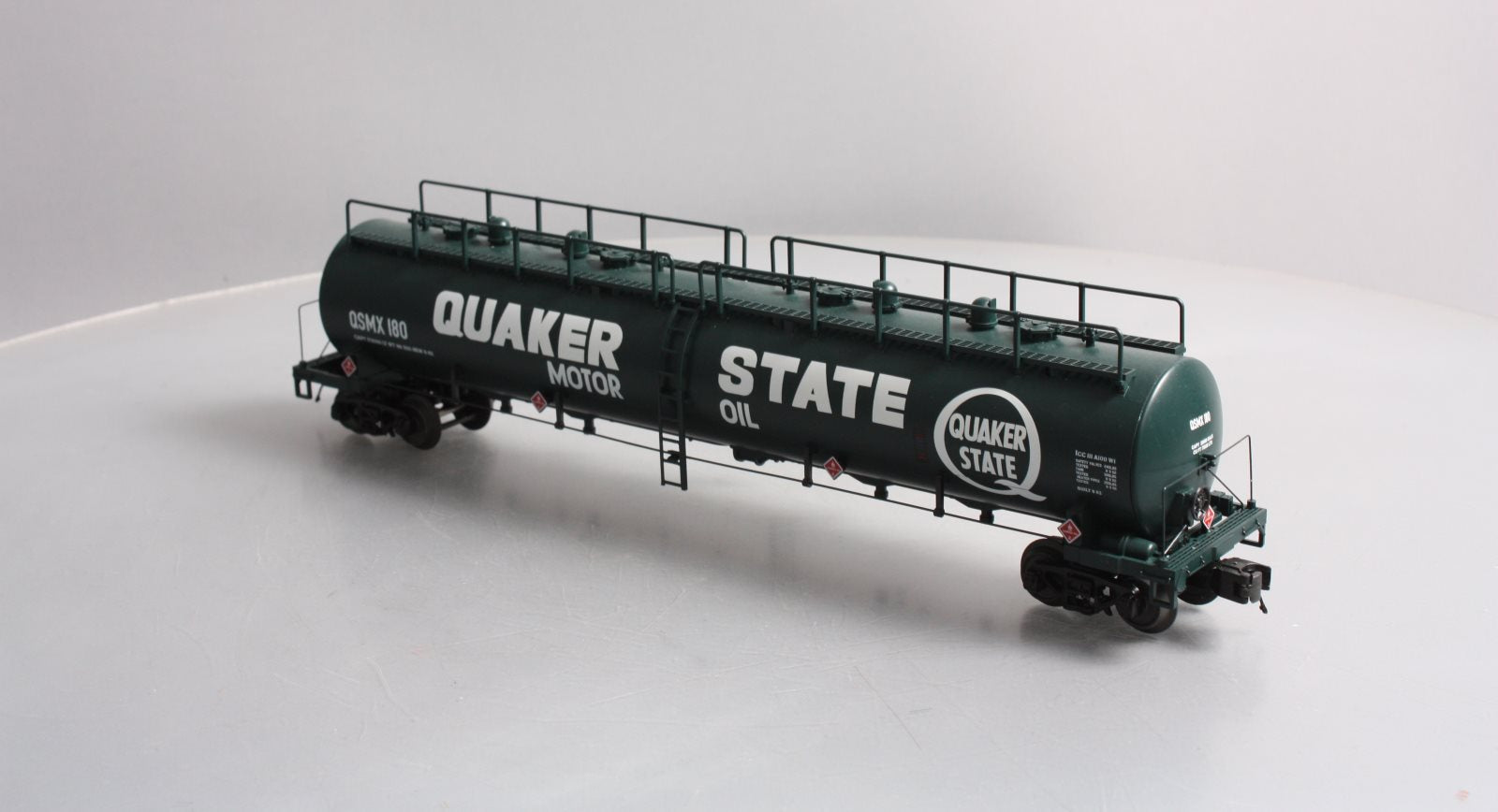 MTH 20-96232 O Scale Quaker State 20K Gal Tank Car #180 LN/Box
