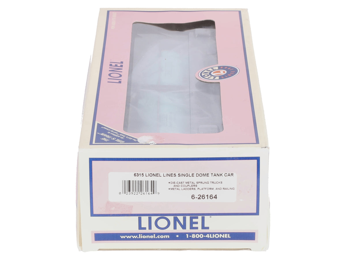 Lionel 6-26164 Girls #6315 Single Dome Tank Car NIB