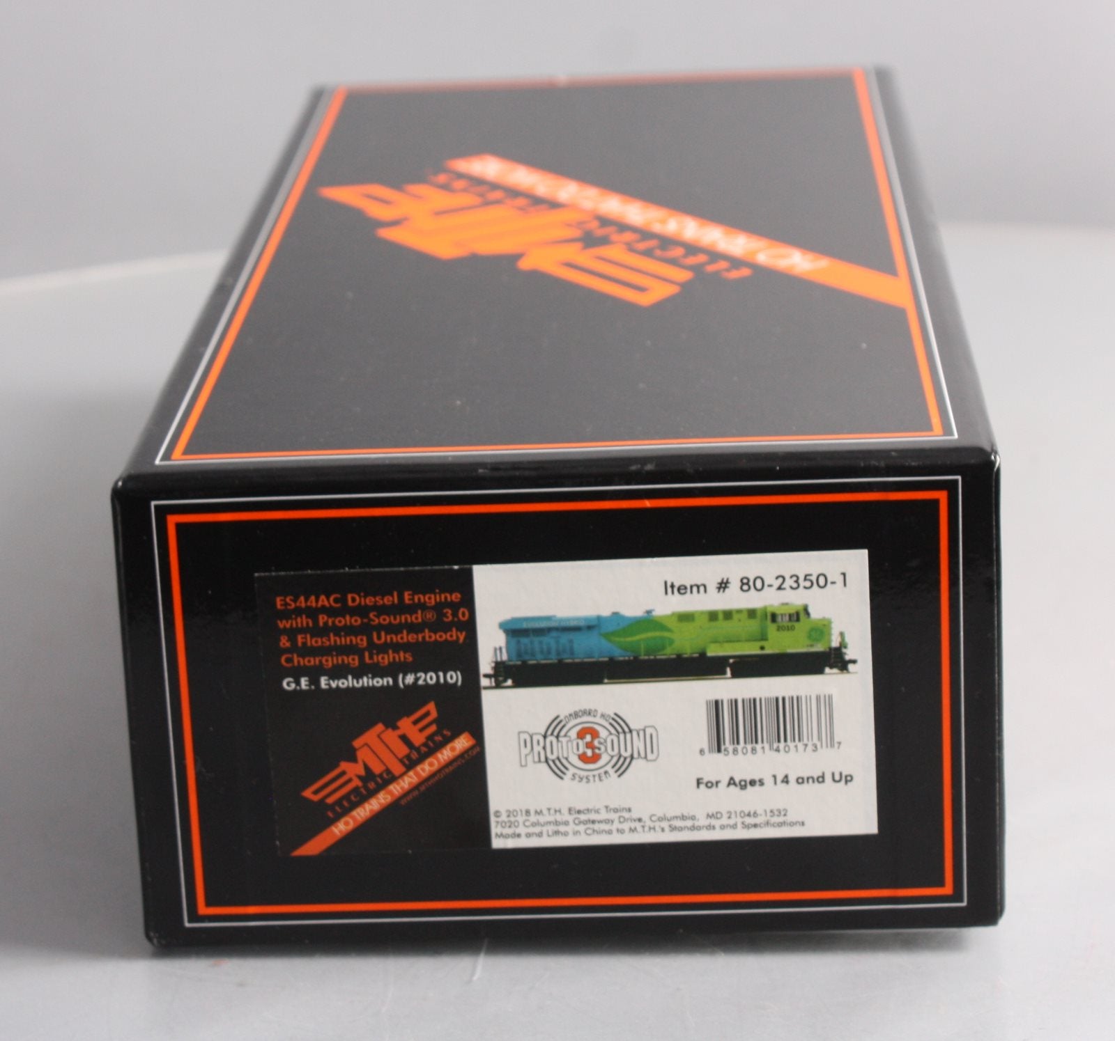 MTH 80-2350-1 HO G.E. Evolution ES44AC Diesel Engine #2010 w/PS3 &DCC