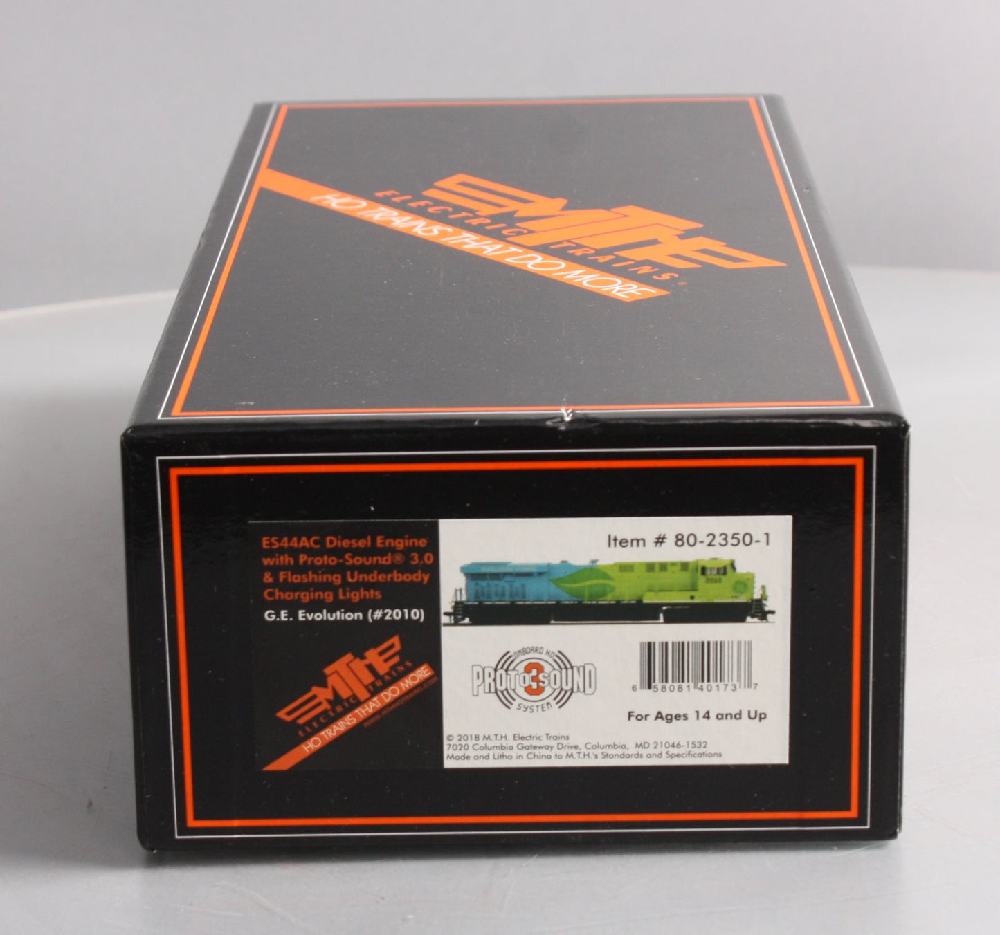 MTH 80-2350-1 HO G.E. Evolution ES44AC Diesel Engine #2010 w/PS3 &DCC