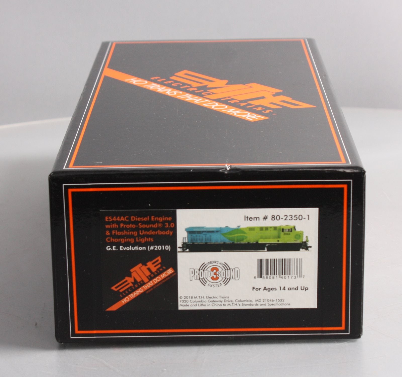 MTH 80-2350-1 HO G.E. Evolution ES44AC Diesel Engine #2010 w/PS3 &DCC