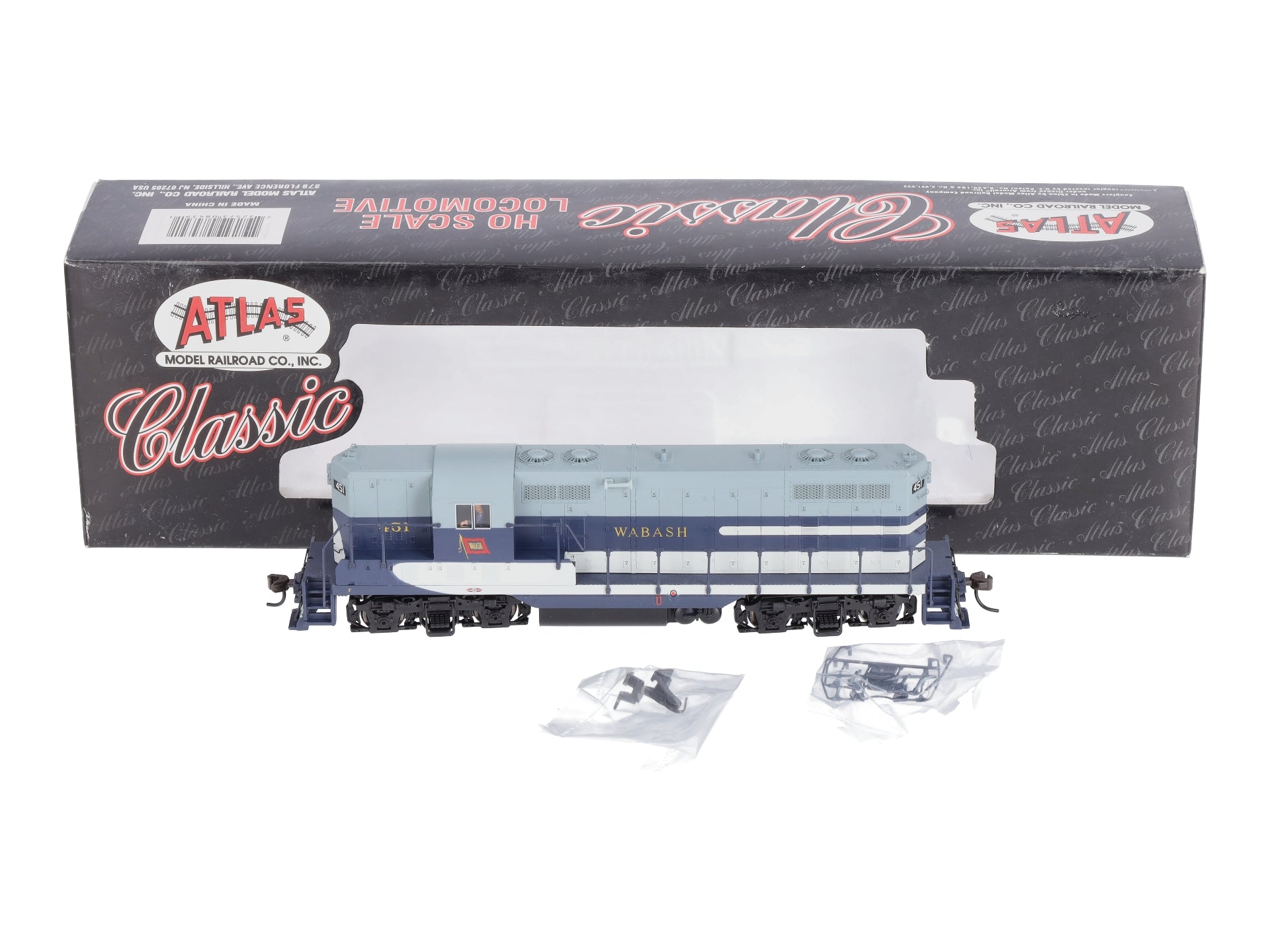 Atlas 8439 HO Scale Wabash EMD GP7 Diesel Locomotive #451 LN/Box
