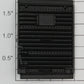 Lionel 2454-7 Die-Cast Single Panel Black Boxcar Door with Stud