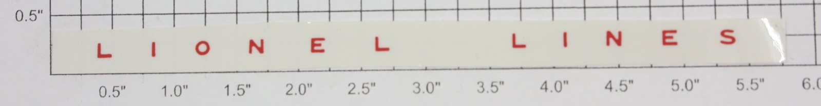 Lionel 2430-1 Red Lettering Clifton 
