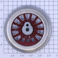 Lionel 400E-69 Red Spoked 2-3/4" Std. Gauge Steam Loco Gear Wheel (6-40 Thread)