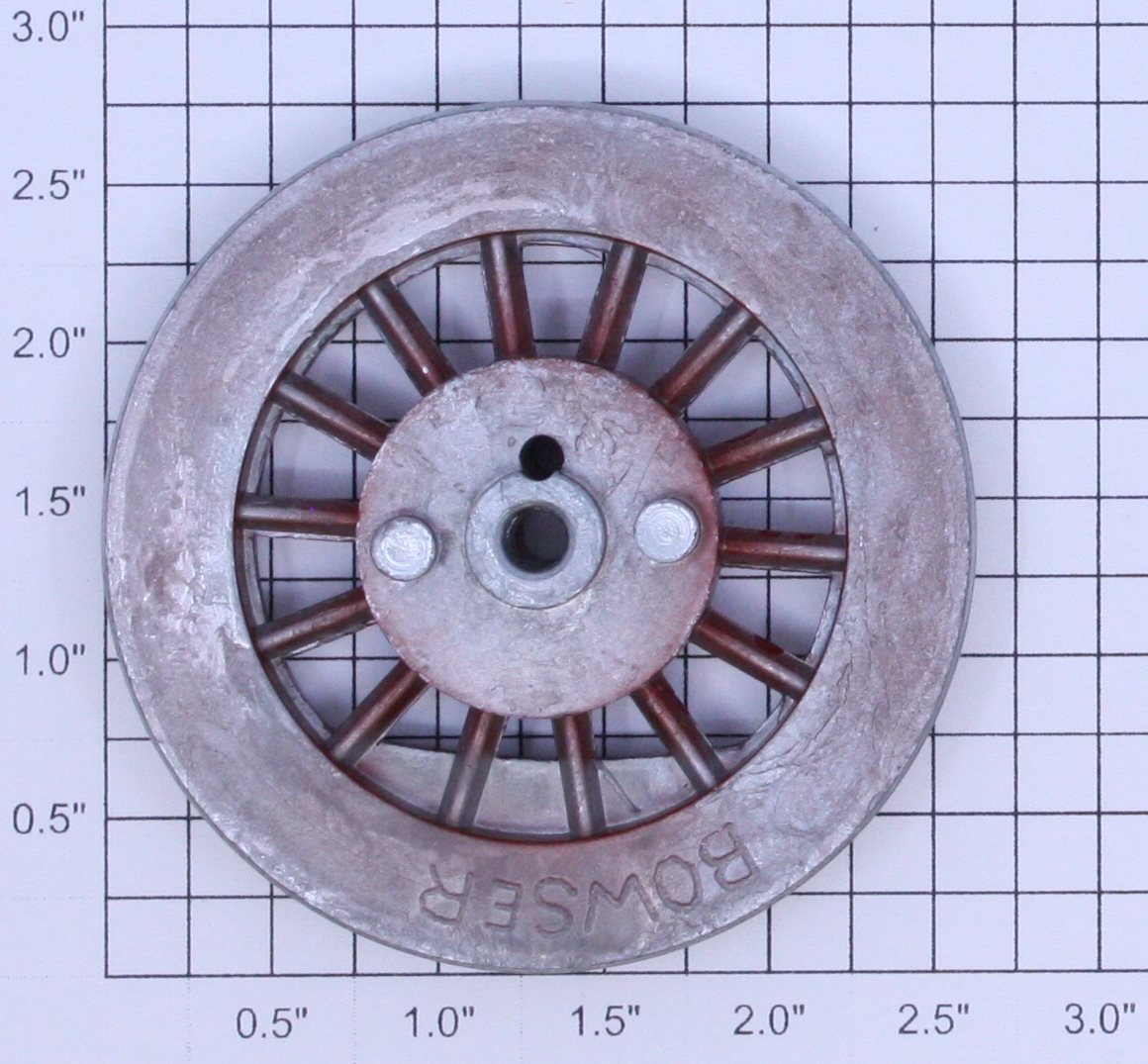 Lionel 400E-69 Red Spoked 2-3/4