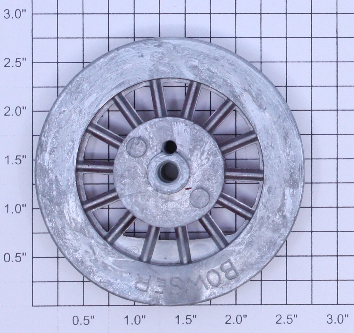 Lionel 390-43 Red Spoked 2-5/8