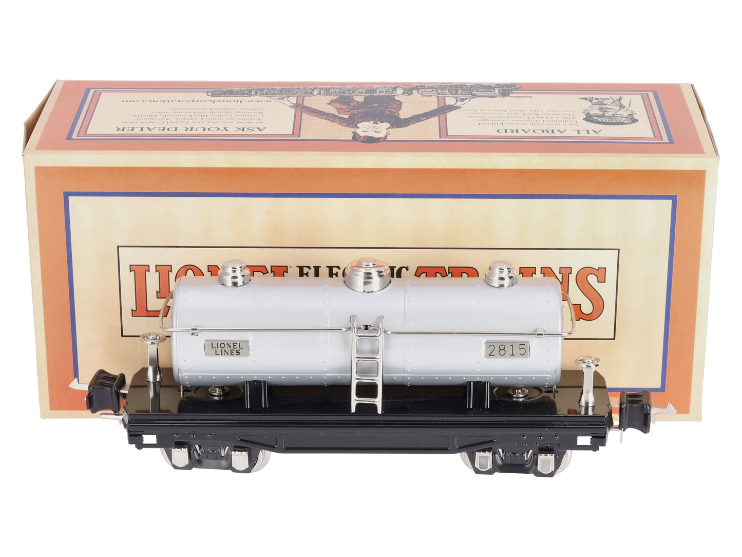 Lionel 11-70006 2815 Series Oil Car - Silver w/Nickel Trim