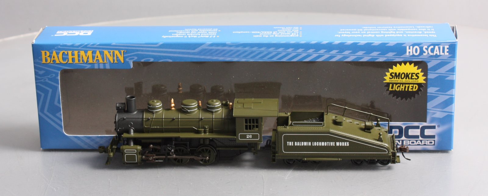 Bachmann 51610 HO Baldwin Locomotive Works USRA 0-6-0 Steam Locomotive #26 w/DCC LN/Box