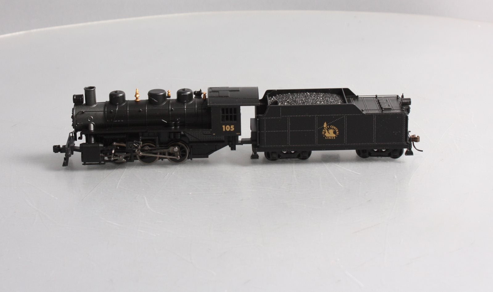 Bachmann 50404 HO Jersey Central USRA 0-6-0  Steam Loco w/Short Haul Tender
