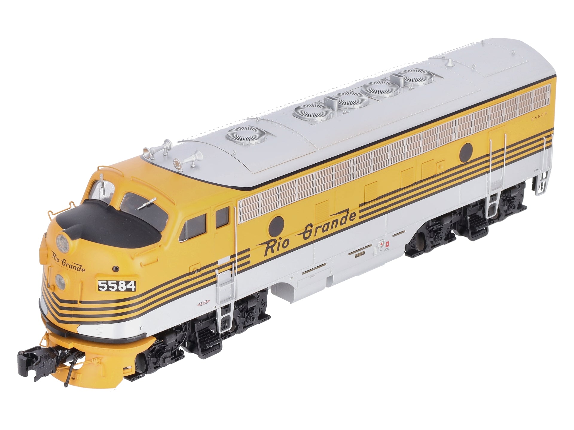 Atlas 30134037 O DRGW EMD F7A Early Phase 1 Diesel Locomotive #5584