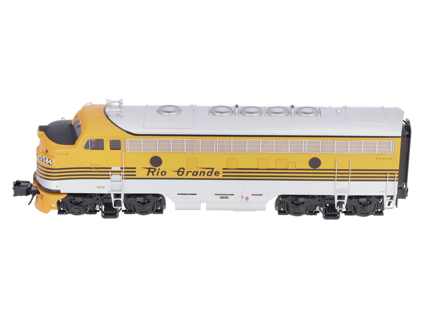 Atlas 30134037 O DRGW EMD F7A Early Phase 1 Diesel Locomotive #5584