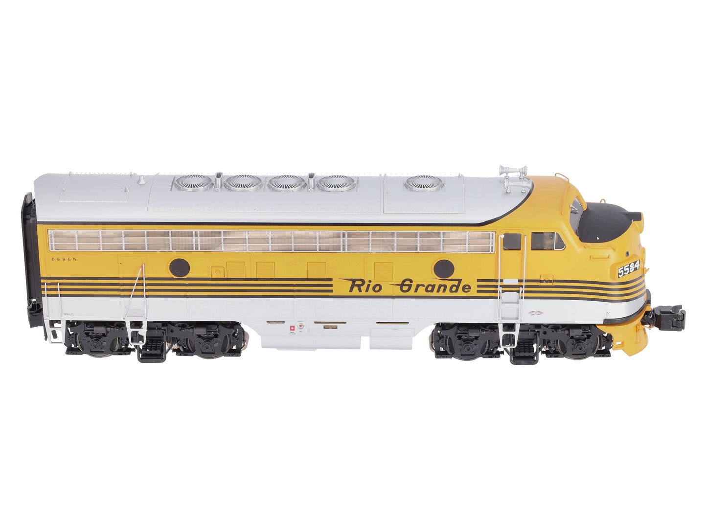 Atlas 30134037 O DRGW EMD F7A Early Phase 1 Diesel Locomotive #5584