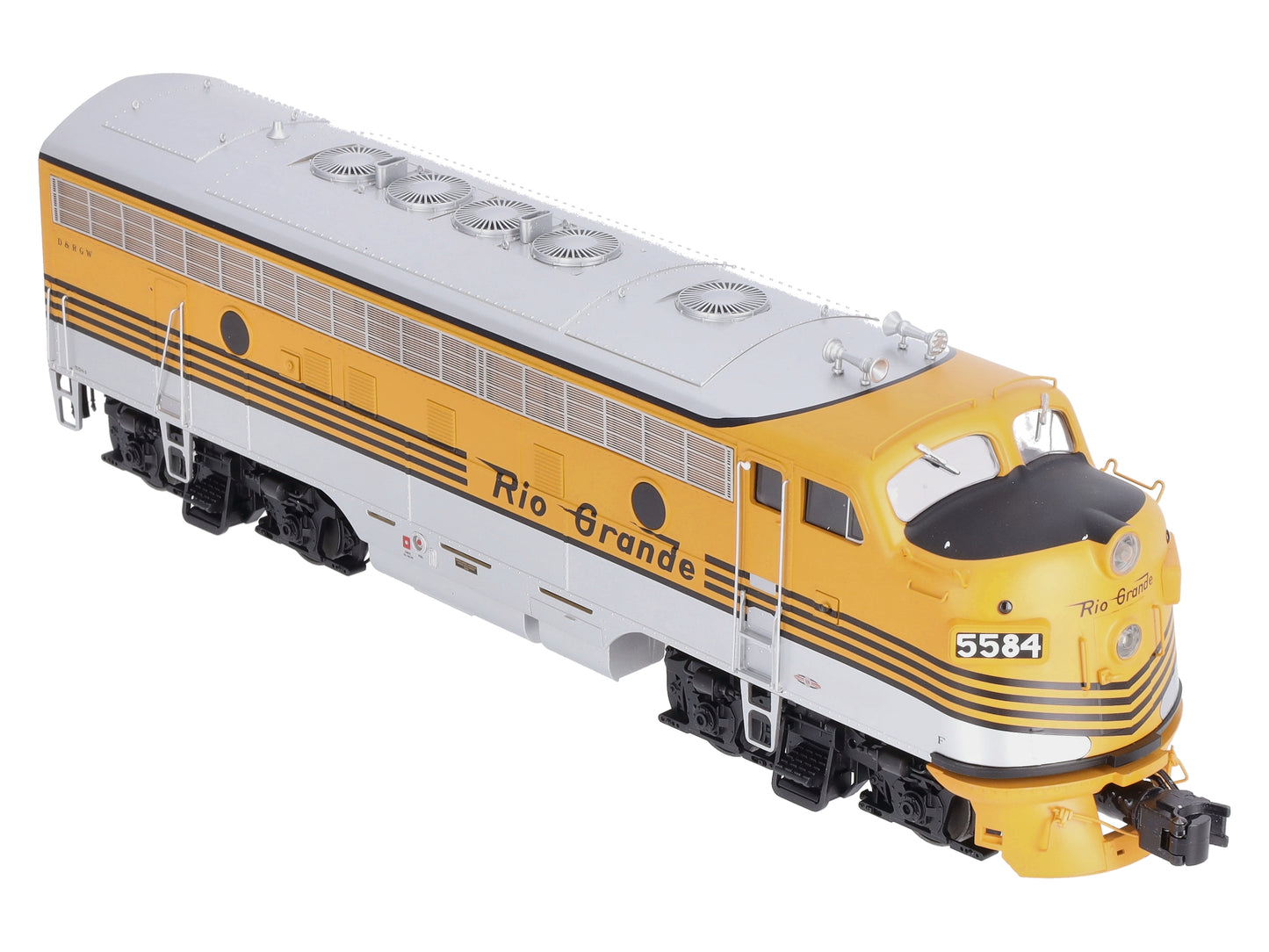 Atlas 30134037 O DRGW EMD F7A Early Phase 1 Diesel Locomotive #5584