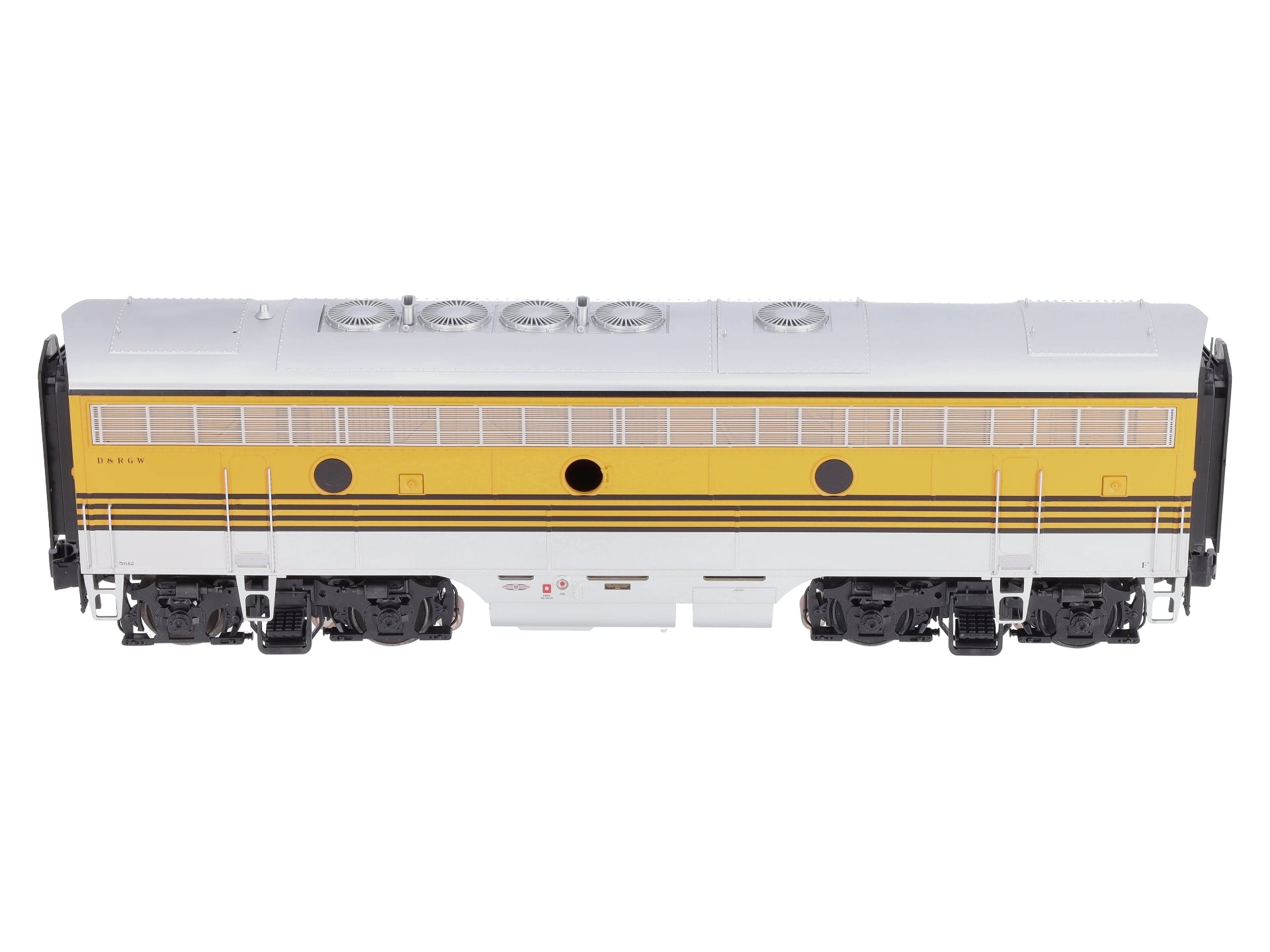 Atlas 30134044 O DRGW EMD F7B Early Phase 1 Unpowered Diesel Locomotive #5612