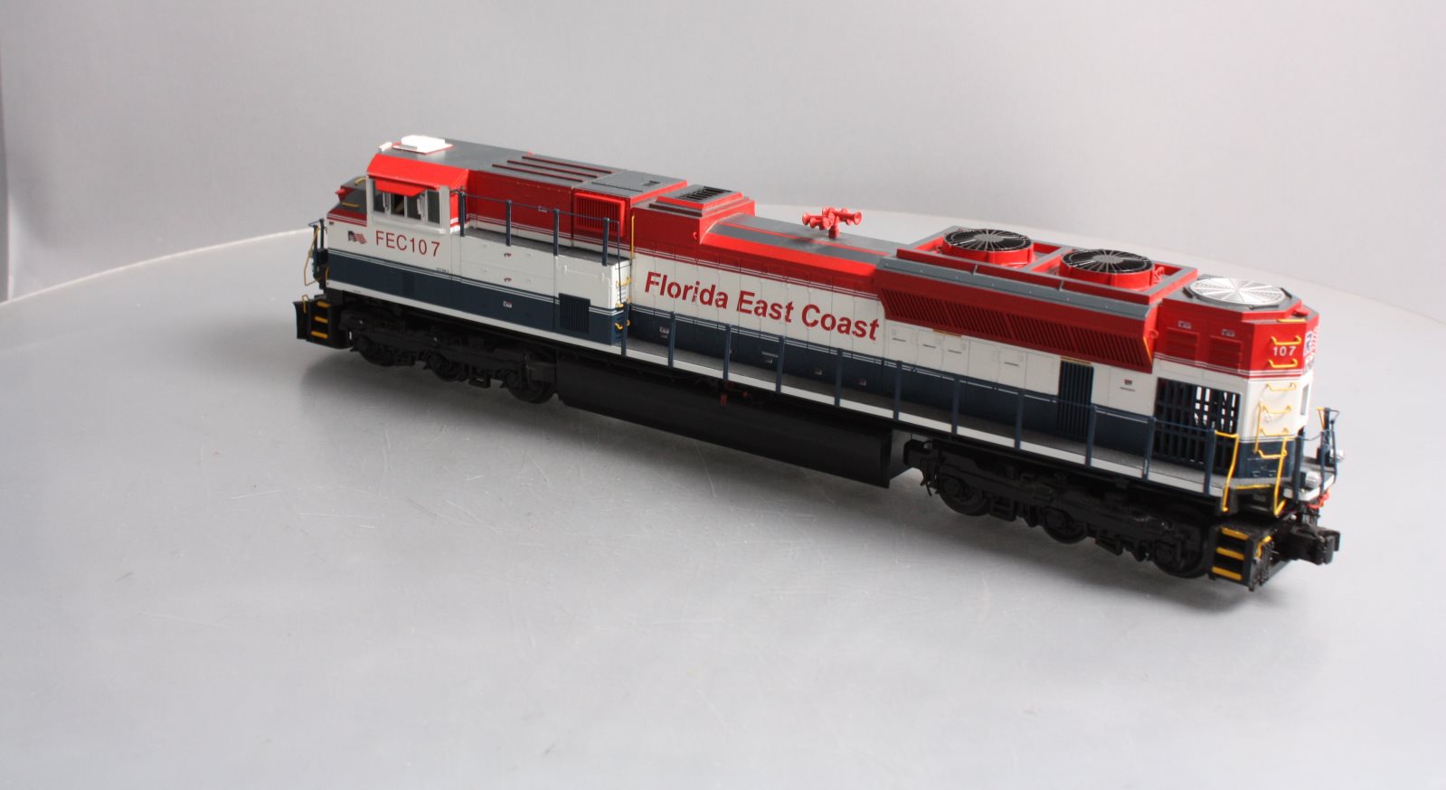MTH 20-20524-1 Florida East Coast SD70M-2 Diesel Engine #107 w/ P-S 3 (Hi-Rail)