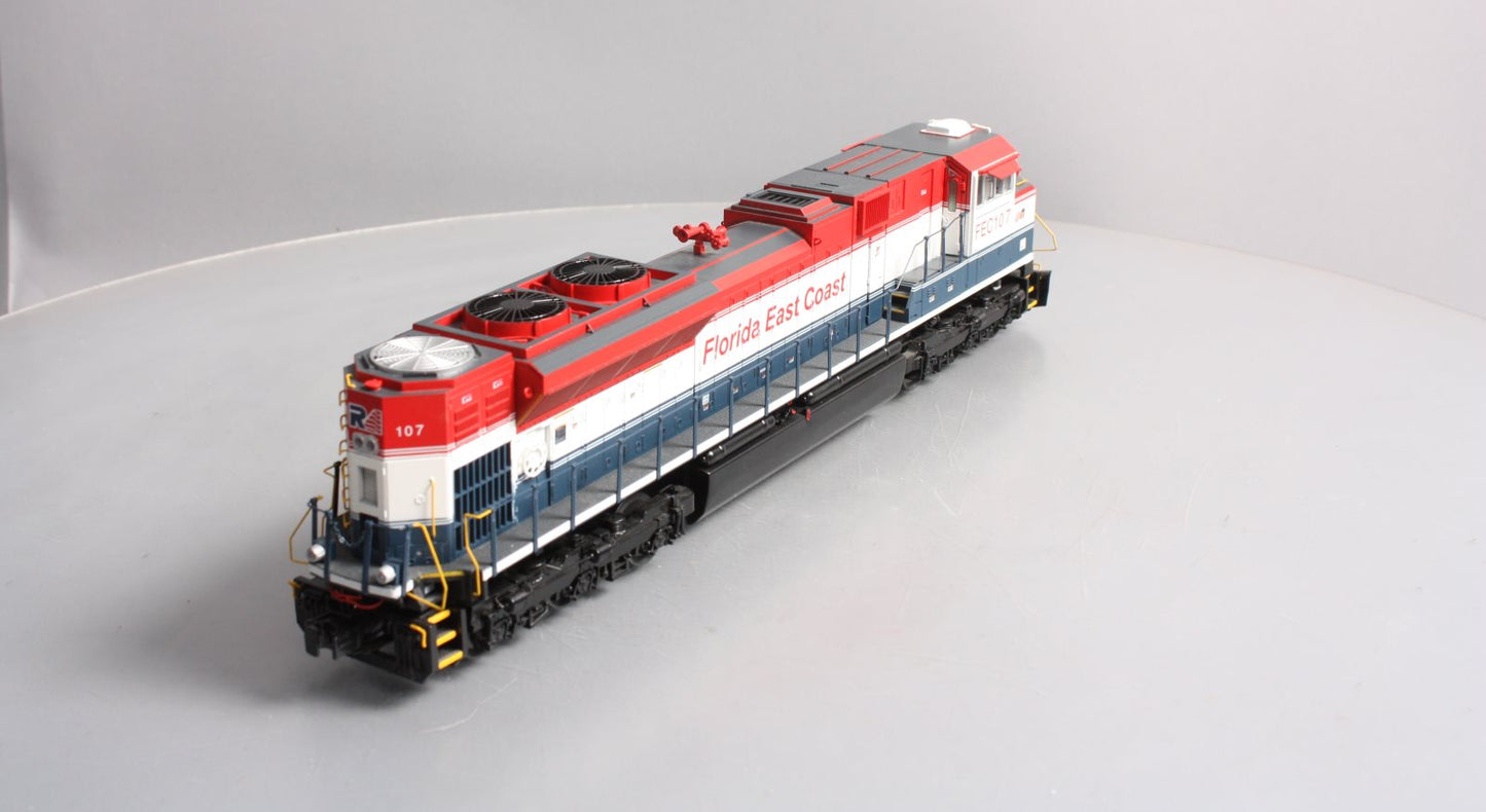 MTH 20-20524-1 Florida East Coast SD70M-2 Diesel Engine #107 w/ P-S 3 (Hi-Rail)