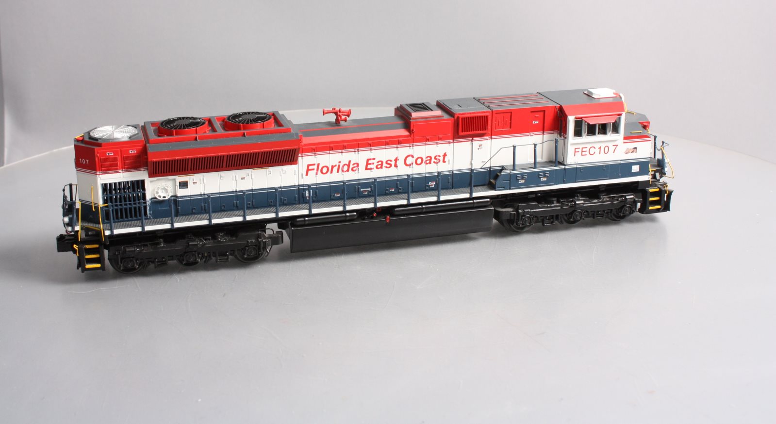 MTH 20-20524-1 Florida East Coast SD70M-2 Diesel Engine #107 w/ P-S 3 (Hi-Rail)