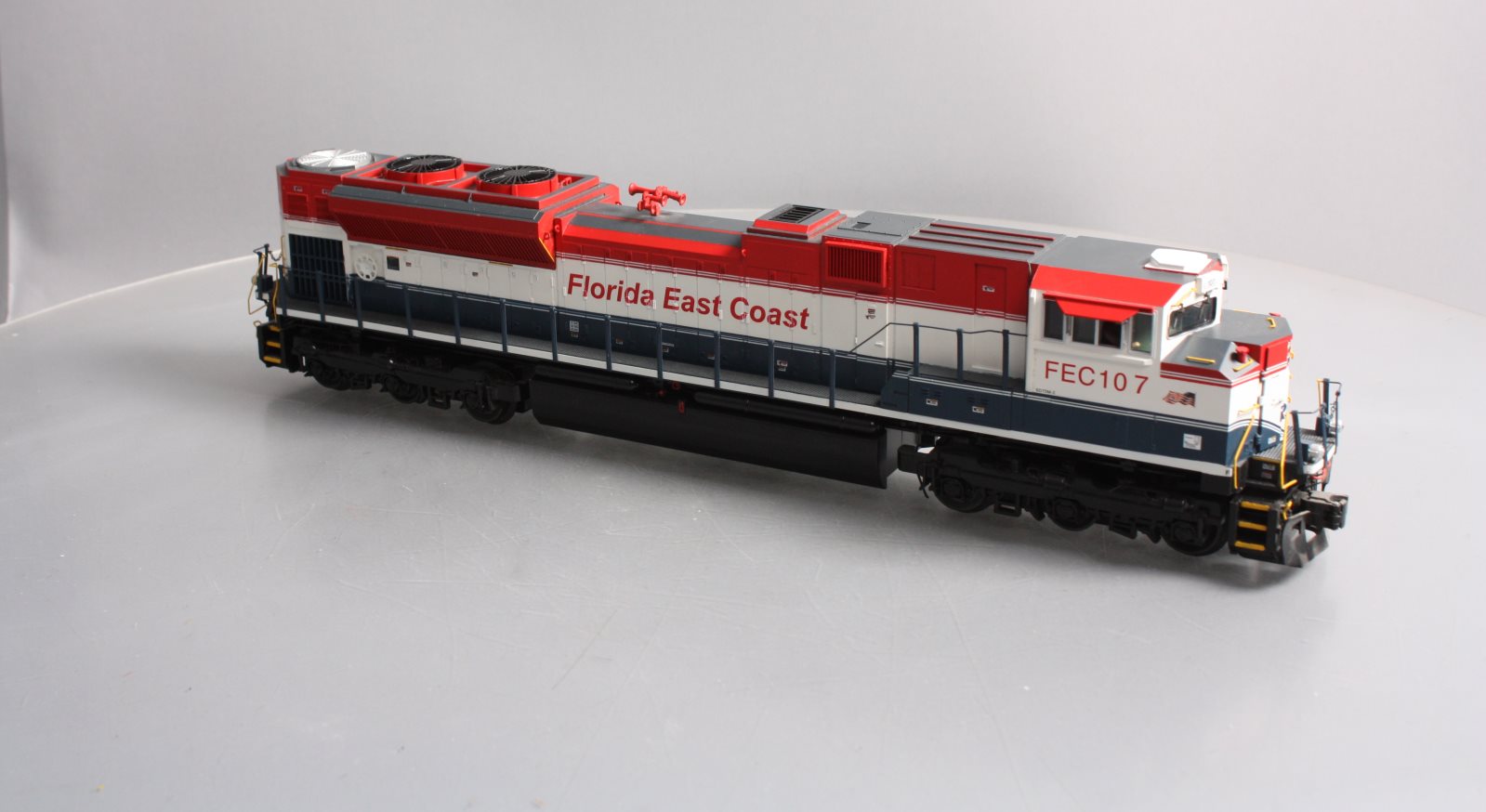MTH 20-20524-1 Florida East Coast SD70M-2 Diesel Engine #107 w/ P-S 3 (Hi-Rail)