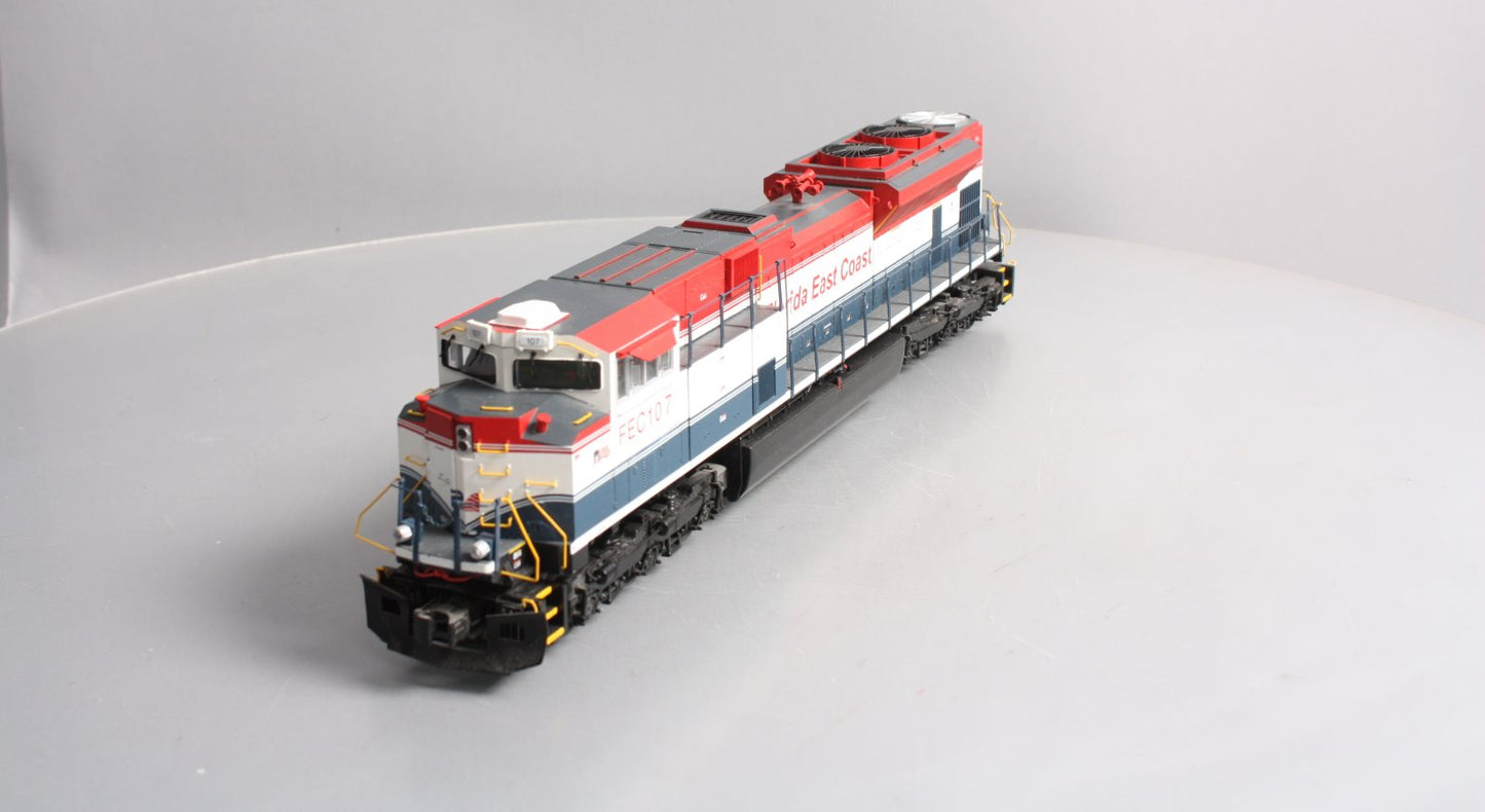 MTH 20-20524-1 Florida East Coast SD70M-2 Diesel Engine #107 w/ P-S 3 (Hi-Rail)