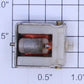 Lionel 724-138 550SH 12V DC Open Frame Flat Slot Car Motor w/ 8-Tooth Gear