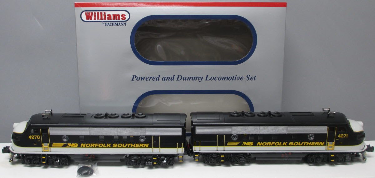 Williams 20105 O Norfolk Southern EMD F3 A-A Diesel Locomotive Set #4270/4271 MT/Box