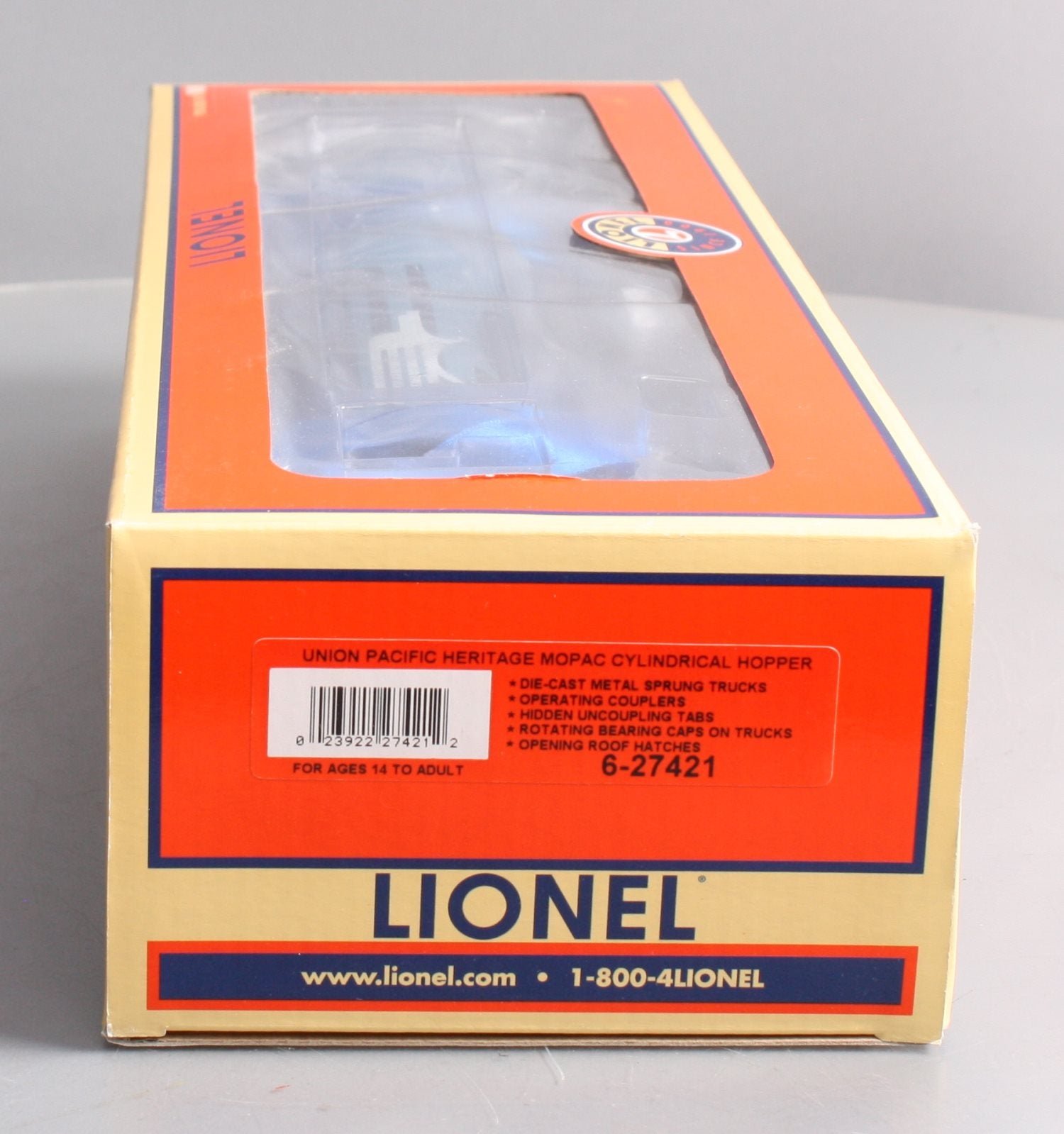 Lionel 6-27421 O Missouri Pacific Heritage Cylindrical Hopper LN/Box
