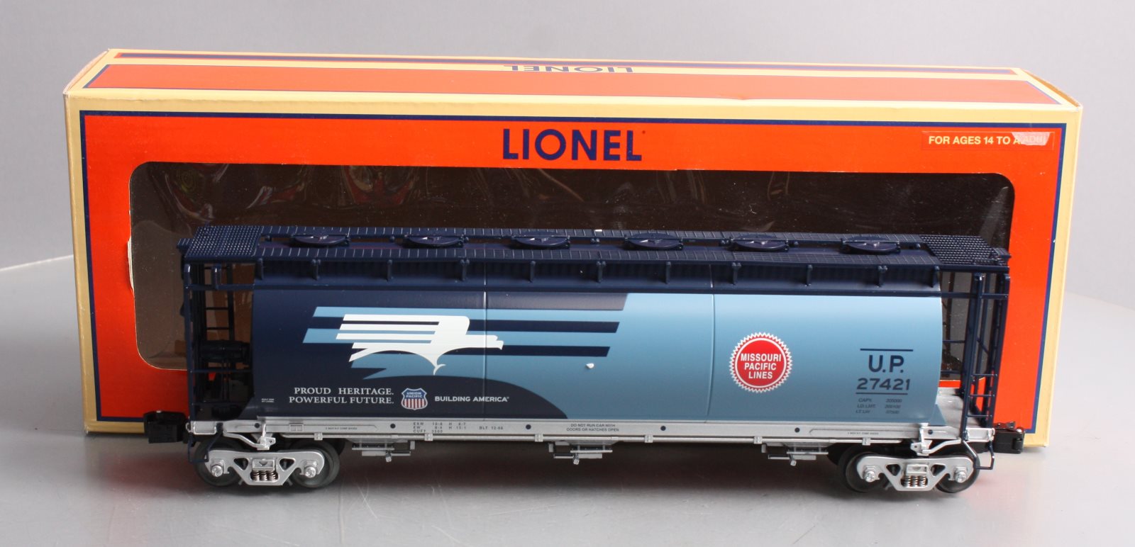 Lionel 6-27421 O Missouri Pacific Heritage Cylindrical Hopper MT/Box